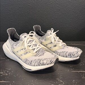 Adidas Ultraboost 21 Oreo Black and White Running Shoes